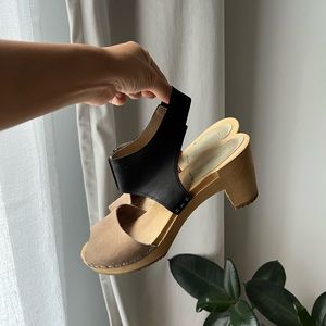 Nina Z Wooden Clog Sandals